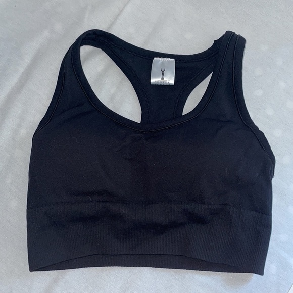 NWOT Womens First In Class Black Bra Top Center Podium - Picture 4 of 8
